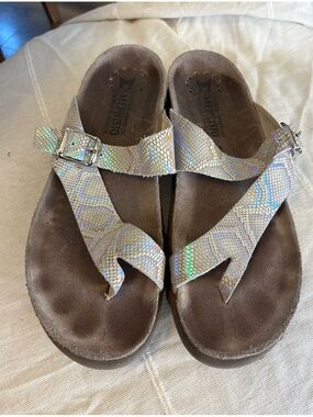 Mephisto Helen Thong Slide Sandals Shoes Women's Size 41  Made In France.